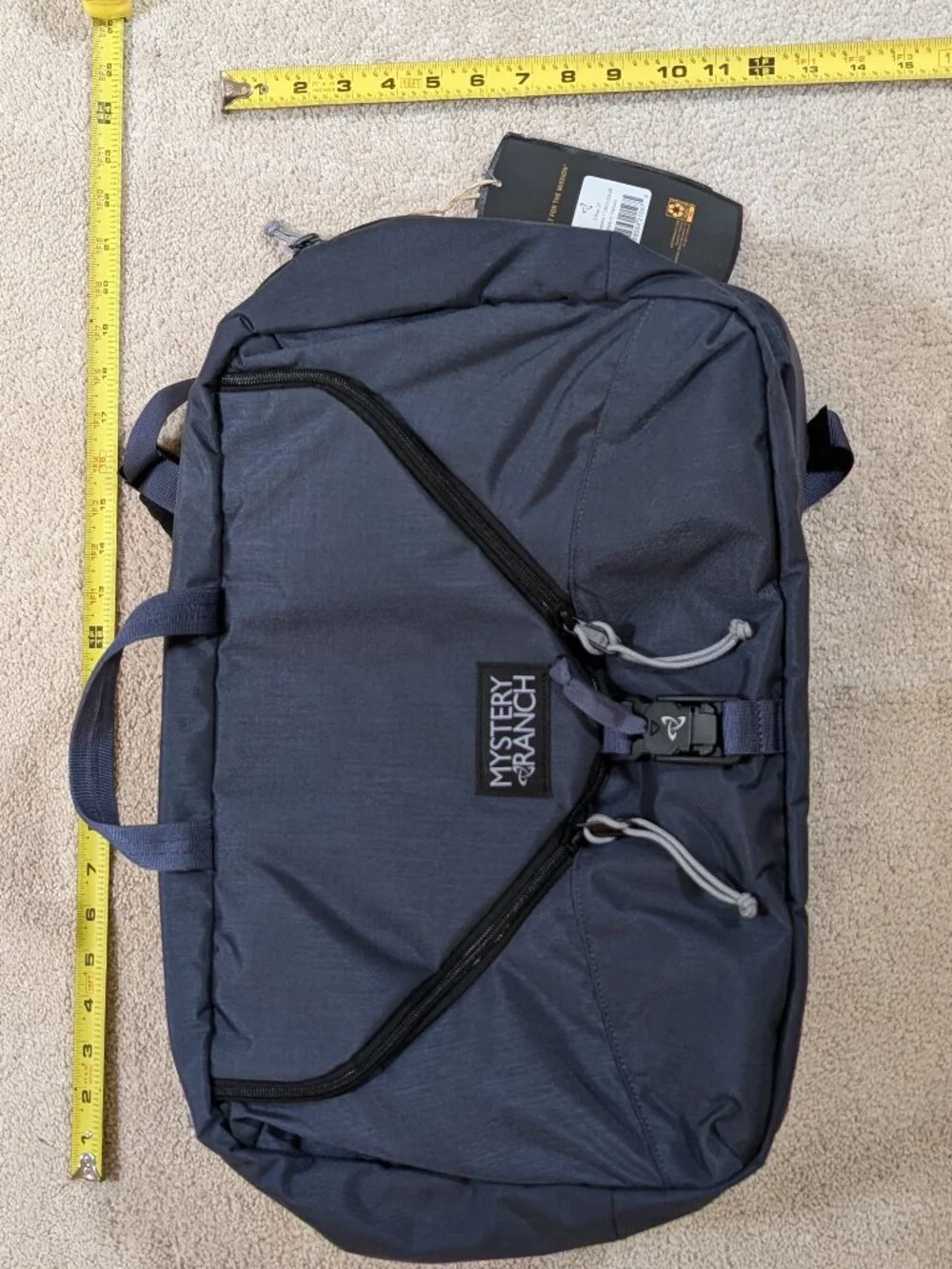 MYSTERY RANCH 3-Way 27L Briefcase Backpack Shoulder Bag Blue BNWT $229 MSRP